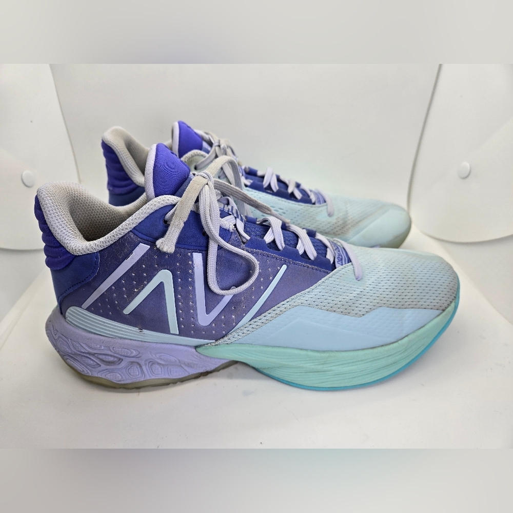 New Balance Two Wxy v4 Basketball Shoes Unisex M 9.5 W 11 D Blue Court Sneakers